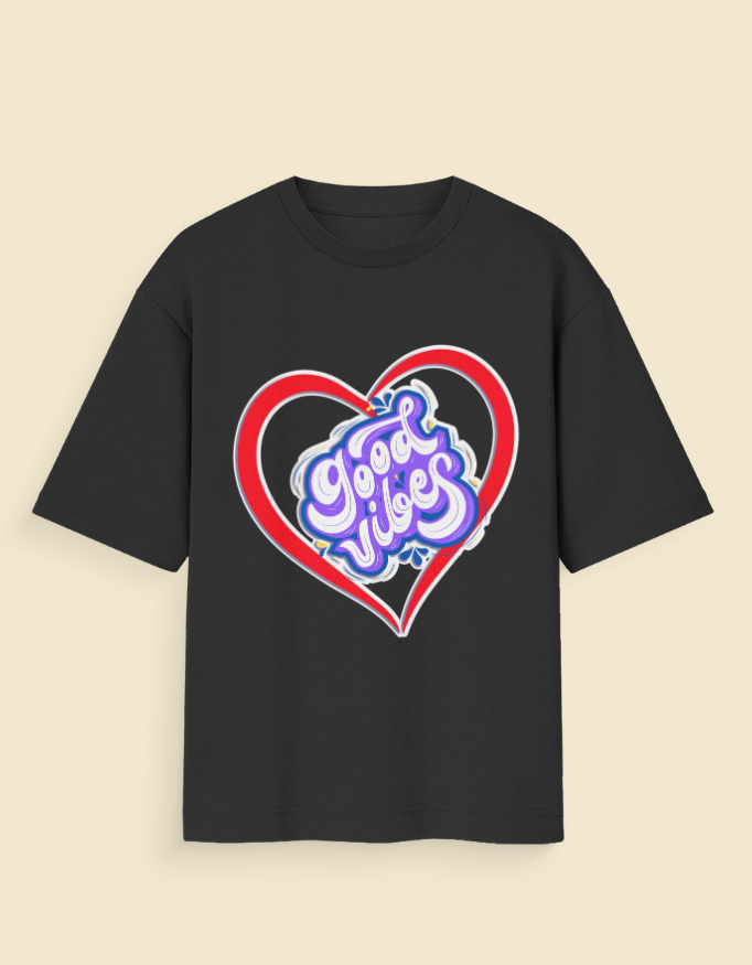 Eatyone Good Vibes Heart T-Shirt